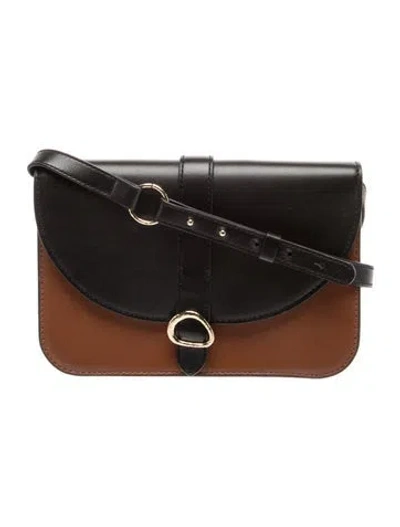 Pre-owned Ulla Johnson Leather Crossbody Bag In Brown