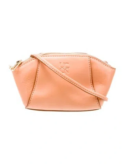 Pre-owned Ulla Johnson Leather Crossbody Bag In Neutral