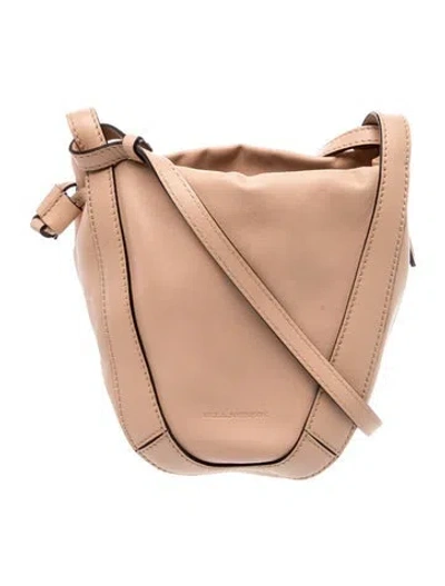 Pre-owned Ulla Johnson Leather Crossbody Bag In Neutral