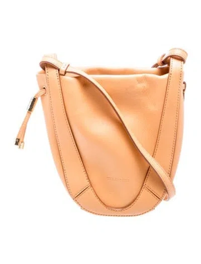 Pre-owned Ulla Johnson Leather Crossbody Bag In Neutral