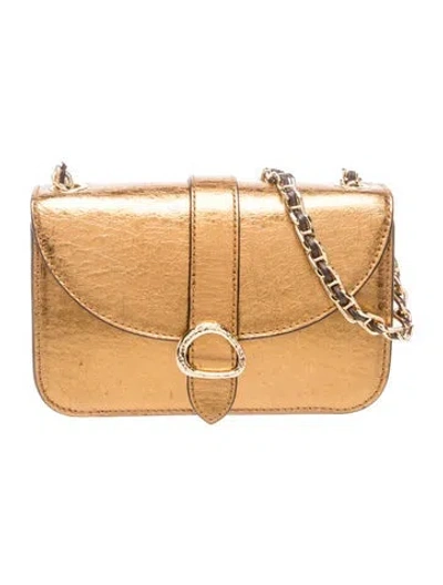 Pre-owned Ulla Johnson Leather Crossbody Bag In Neutrals