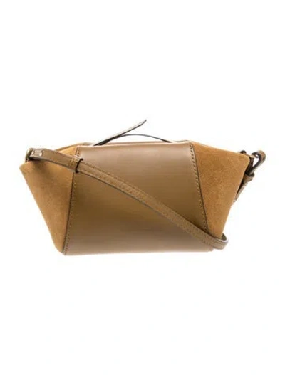Pre-owned Ulla Johnson Leather Crossbody Bag In Neutrals