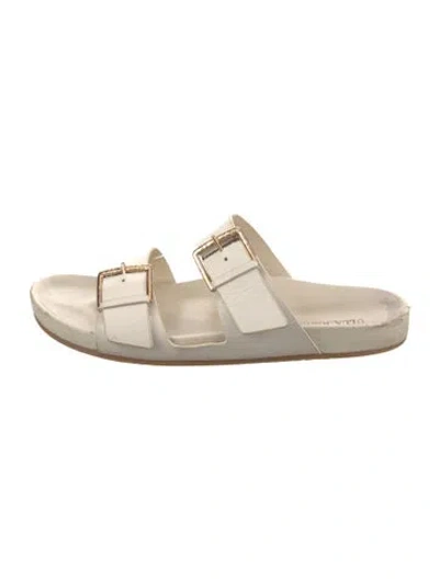 Pre-owned Ulla Johnson Leather Flats In White