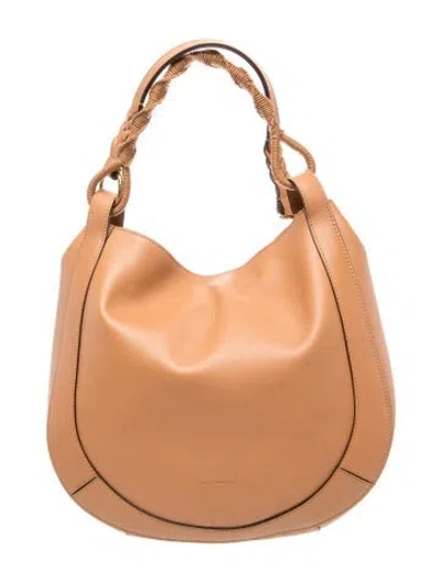Pre-owned Ulla Johnson Leather Hobo In Brown
