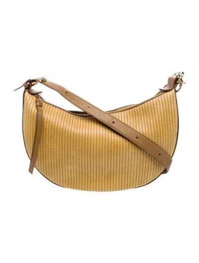 Pre-owned Ulla Johnson Leather Hobo In Neutral