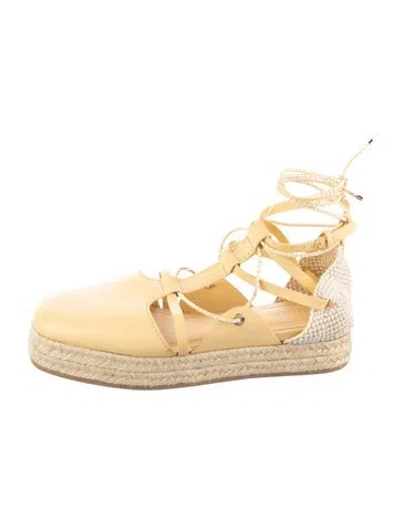 Pre-owned Ulla Johnson Leather In Neutral