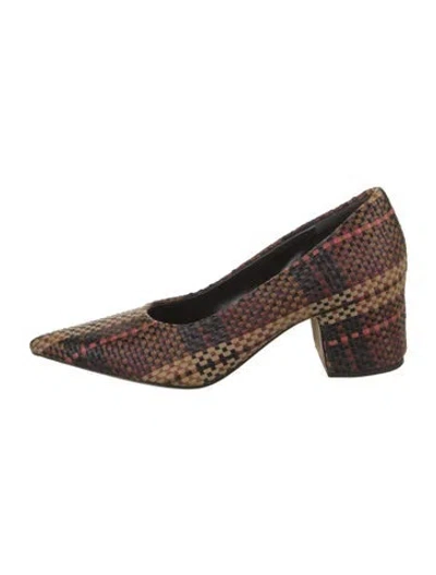 Pre-owned Ulla Johnson Leather Patterned Pumps In Neutral