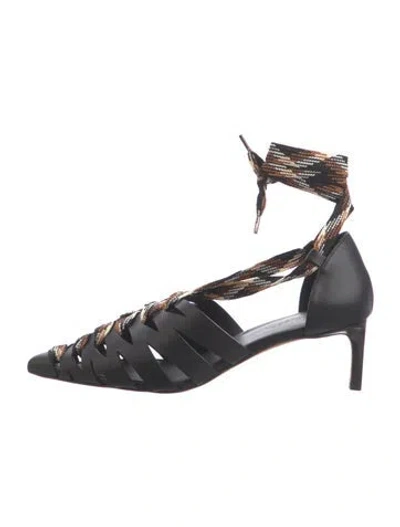 Pre-owned Ulla Johnson Leather Pumps In Black
