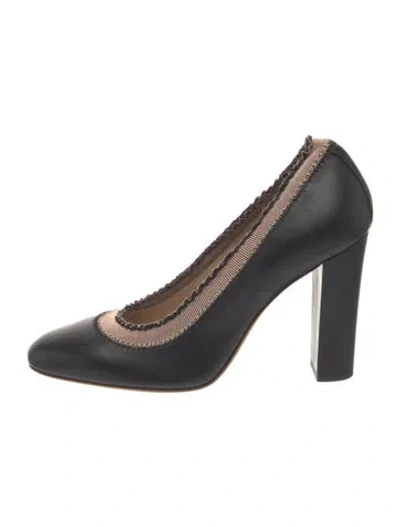 Pre-owned Ulla Johnson Leather Pumps In Black