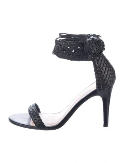 Pre-owned Ulla Johnson Leather Sandals In Blue