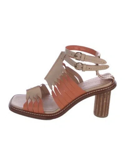 Pre-owned Ulla Johnson Leather Sandals In Brown
