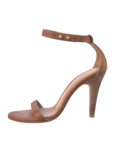Pre-owned Ulla Johnson Leather Sandals In Brown