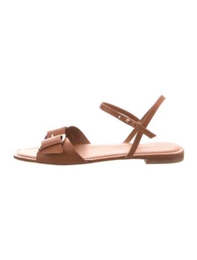 Pre-owned Ulla Johnson Leather Sandals In Brown