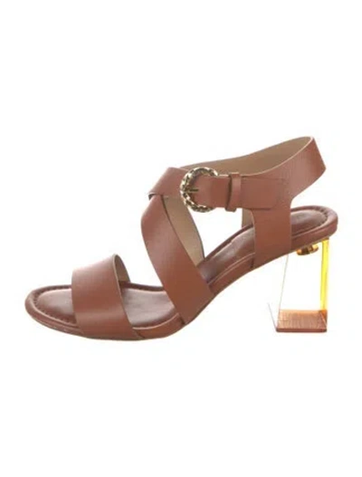 Pre-owned Ulla Johnson Leather Sandals In Brown