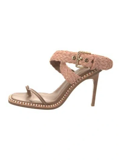 Pre-owned Ulla Johnson Leather Sandals In Pink