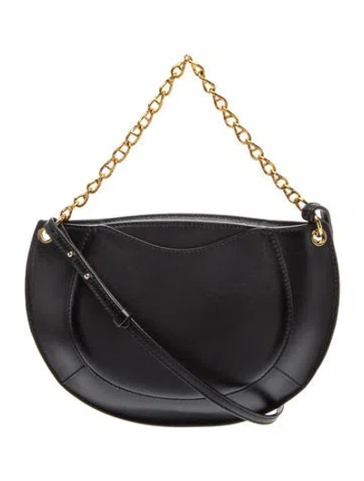 Pre-owned Ulla Johnson Leather Shoulder Bag In Black