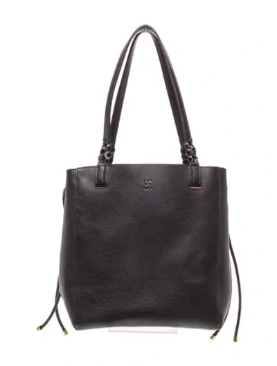 Pre-owned Ulla Johnson Leather Shoulder Bag In Black