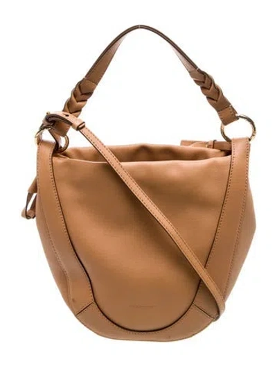 Pre-owned Ulla Johnson Leather Shoulder Bag In Brown