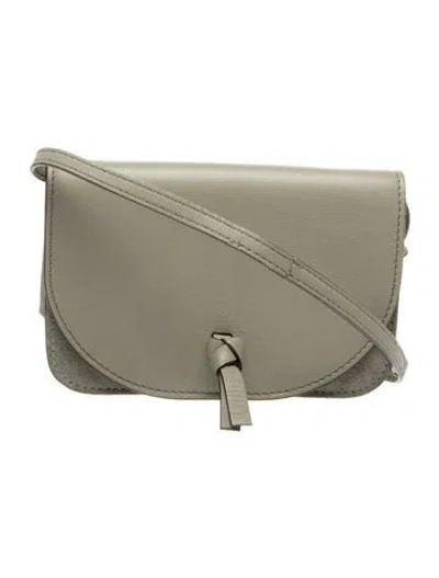 Pre-owned Ulla Johnson Leather Shoulder Bag In Grey