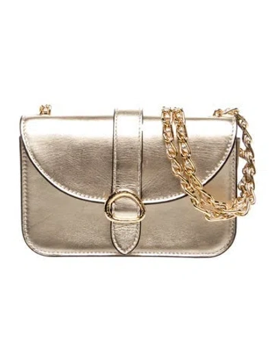 Pre-owned Ulla Johnson Leather Shoulder Bag In Neutral