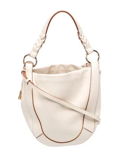 Pre-owned Ulla Johnson Leather Shoulder Bag In Neutrals