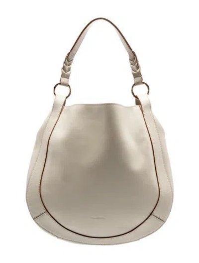 Pre-owned Ulla Johnson Leather Shoulder Bag In Neutrals