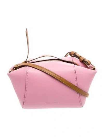 Pre-owned Ulla Johnson Leather Shoulder Bag In Pink