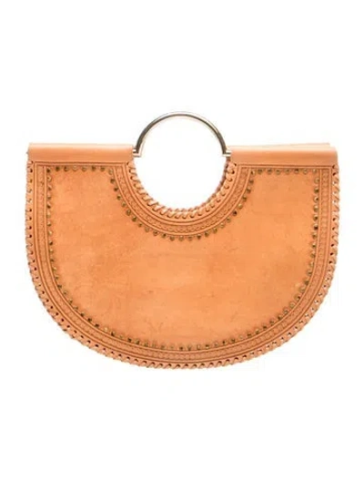 Pre-owned Ulla Johnson Leather Top Handle Bag In Brown