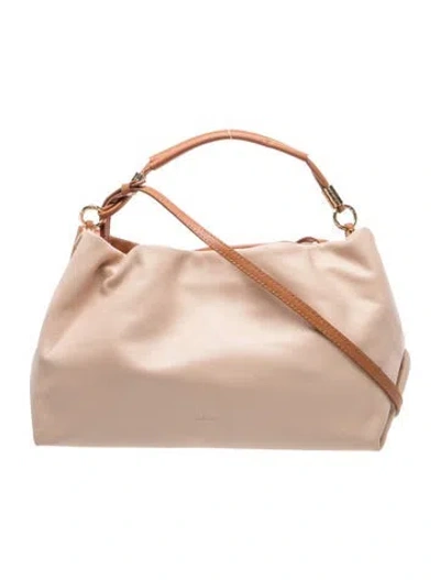 Pre-owned Ulla Johnson Leather Top Handle Bag In Neutral