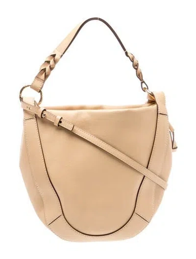 Pre-owned Ulla Johnson Leather Top Handle Bag In Neutral