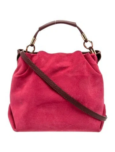 Pre-owned Ulla Johnson Leather Top Handle Bag In Pink
