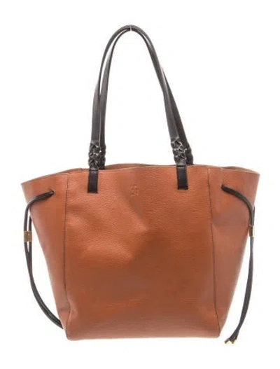 Pre-owned Ulla Johnson Leather Tote In Brown