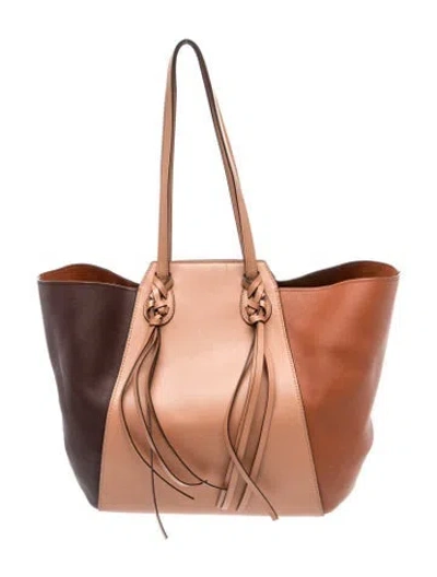 Pre-owned Ulla Johnson Leather Tote In Brown