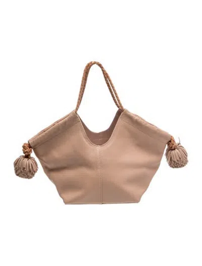 Pre-owned Ulla Johnson Leather Tote In Pink