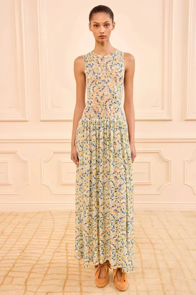 Ulla Johnson Leia Knit Dress In Daffodil In Multi
