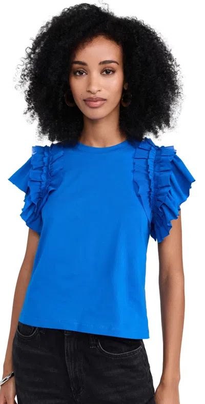 Ulla Johnson Leia Top Baltic In Blue