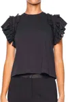 Ulla Johnson Leia Top In Noir In Black