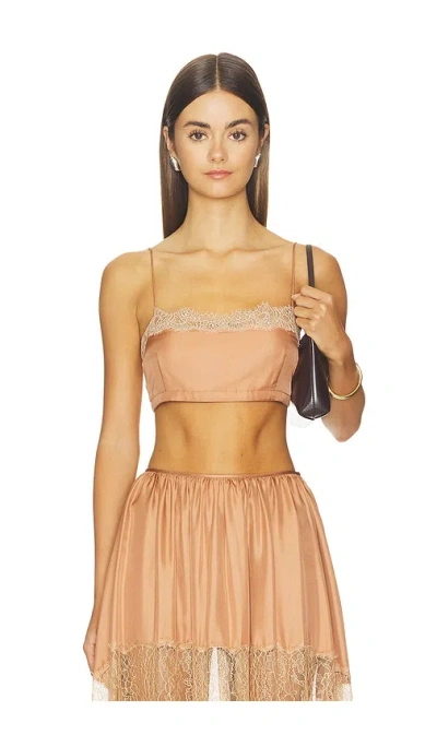 Ulla Johnson Leiko Lace Bralette In Neutral