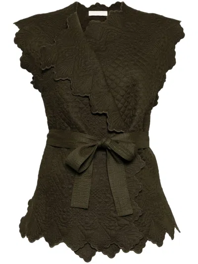 Ulla Johnson Leiro Vest In Neutrals