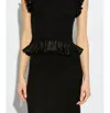 Ulla Johnson Leila Flared Sunburst-knit Top In Black