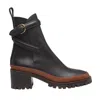 Ulla Johnson Lennox Buckle Ankle Boot In Noir In Black