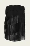 Ulla Johnson Leonie Leather Fringe Top