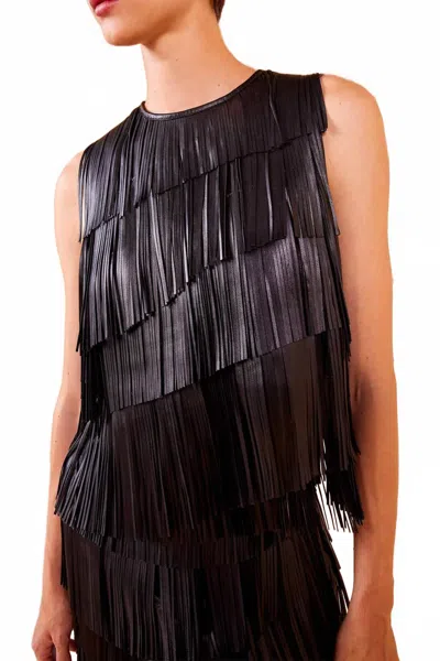 Ulla Johnson Leonie Top In Noir In Black