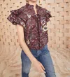 Ulla Johnson Letty Top In Heliotrope In Multi