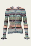 Ulla Johnson Lex Knit Cardigan In Azurite In Multi