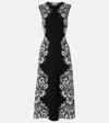 Ulla Johnson Liana Sleeveless Jacquard Maxi Dress In Black
