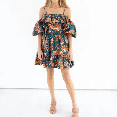 Ulla Johnson Lila Floral Cotton Poplin Minidress In Multi