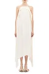 Ulla Johnson Lily Ruffled-trim Midi Dress In Pristine