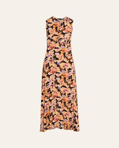Ulla Johnson Lina Floral Jersey Maxi Dress In Multi