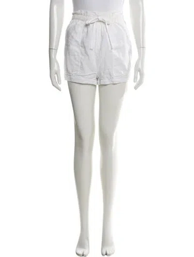 Pre-owned Ulla Johnson Linen Mini Shorts In Gray